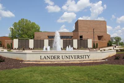 Lander University logo or campus